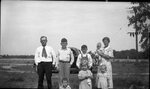 Family Posing Outdoors by Fred A. Blocker