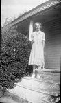 Woman on Porch by Fred A. Blocker
