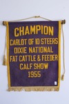 Champion Scroll from Dixie National Fat Cattle & Feeder Show 1955