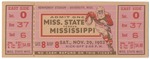 Game Ticket: Mississippi State vs. Mississippi