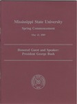 Spring 1989 Commencement Program