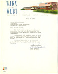 Letter Approving of Colvard's decision to send the Basketball team to the NCAA Tournament. by Dick Sanders