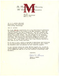 Letter, Robert W. Thames to Dean Wallace (D. W.) Colvard, March 5, 1963 by Robert W. Thames