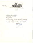 Letter Approving of Colvard's decision to send the Basketball team to the NCAA Tournament. by Allen L. Pugh