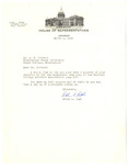 Letter, Alan L. Pugh to Dean Wallace (D. W.) Colvard, March 6, 1963