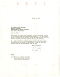 Letter Approving of Colvard's decision to send the Basketball team to the NCAA Tournament. by J. C. Redd