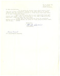 Letter, M. A. Harris to Dean Wallace (D. W.) Colvard, March 29, 1963 by M. A. Harris