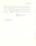 Letter, M. A. Harris to Dean Wallace (D. W.) Colvard, March 29, 1963 by M. A. Harris