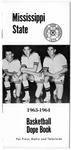 Mississippi State University 1963-1964 Basketball Dope Book by Mississippi State University