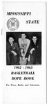 Mississippi State University 1962-1963 Basketball Dope Book by Mississippi State University