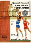 Mideast Regional Basketball Tournament Program, March 15-16, 1963 by National Colleigate Athletic Association