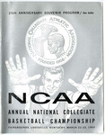 NCAA Annual National Collegiate Basketball Championship Program, March 22-23, 1869 by National Colleigate Athletic Association