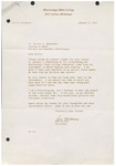 Letter, from Mississippi State College President Ben Hilbun, to Butler C. Barksdale, January 5, 1957 by Ben Hilbun