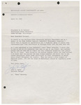 Letter, John G, Laetz, Michigan State Univerversity, to Mississippi State University President Dean W. Colvard, March 19, 1963 by John G. Laetz