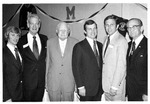 John Hamner, Rep. G.V. Sonny Montgomery, Senator James Eastland, Bob Tyler, Rep. David Bowen, and Senator John C. Stennis