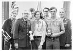 ROTC Rifle Team, Dennis L. Forbes, Wesley Trevett, Michael Holloway, Tim Elam, Roy Blue, Billy E. Wells, Harry Polk