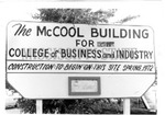 Sign, McCool Hall