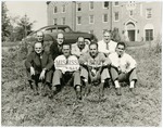 1948-49 Accounting Faculty, W. W. Littlejohn, Vernon Edwards, W. A. Simmons, Frank Watson, Ed Sanders, Bert Hollingsworth, Wil Thomson, ""Shine"" Robinson