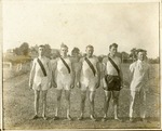 E. C. ''Billy'' Hayes with Track and Field Team