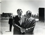 Benjamin Hilbun, Jr. and Richard Nixon shaking hands