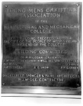 Young Mens Christian Association Plaque, 1914