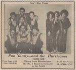 Advertisement, Poo Nanny…and the Hurricanes, September 10, 1974