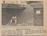 Newspaper Photograph, Sunday Morning Walk, September 24, 1974
