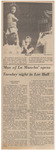 Newspaper Photograph and Article, "Man of La Mancha" opens Tuesday Night in Lee Hall, February 21, 1975 by Carol Douell