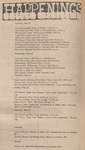 Newspaper Announcements, Happenings, February 25, 1975