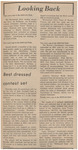 Newspaper Article, Looking Back, February 25, 1975