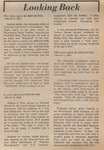 Newspaper Article, Looking Back, March 14, 1975