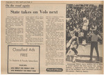 Newspaper article, State Takes on Vols Next, February 9, 1973