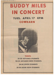 Newspaper Advertisement, The Buddy Miles Band in Concert, April 13, 1973