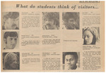 Newspaper Survey, What do Students Think of Visitors…, July 25, 1972