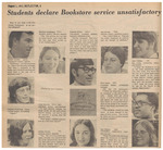 Newspaper Survey, Students Declare Bookstore Service Unsatisfactory, August 1, 1972