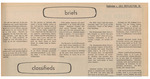 Newspaper Announcements, Briefs, September  1, 1972