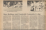 Newspaper Article, State Bulldogs Sink Vanderbilt Commodore's Ship, September 26, 1972
