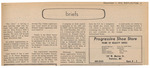Newspaper Announcements, Briefs, December 1, 1972