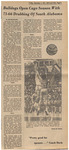 Newspaper Article, Bulldogs Open Cage Season With 71-66 Drubbing of South Alabama, December 3, 1971