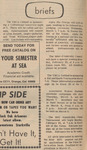 Newspaper Announcements, Briefs, February 25, 1972