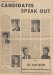Newspaper Article, Candidates Speak Out, April 7, 1970 by The Reflector