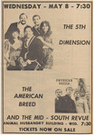 Newspaper Advertisement, The 5th Dimension and The American Breed, May 7, 1968