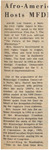 Newspaper Article, Afro-American Plus Hosts MFDP Leader, December 17, 1968