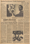 Newspaper article, Student Involvement Yields Confrontation: Old VS. New, October 3, 1969 by The Reflector