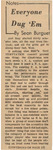 Newspaper article, Everyone Dug 'Em, October 10, 1969