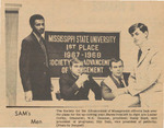 Newspaper photograph, SAM'S Men: Society for the Advancement of Management Officers, October 10, 1969 by Sean Burguet