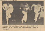 Newspaper photograph, Mississippi State Football Players Sprint, December 12, 1969 by The Reflector