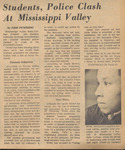 Newspaper article, Students, Police Clash At Mississippi Valley, February 3, 1970 by John Pickering