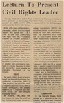 Newspaper article, Bond Arrives Tomorrow, October 2, 1970