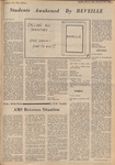 Newspaper article, Students Awakened By Reveille, April 27, 1971